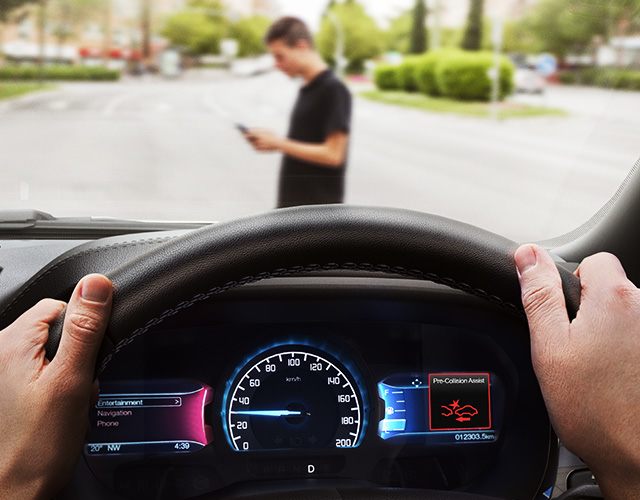Ford Pre-Collision Assist with Pedestrian Detection (Autonomous Emergency Braking)