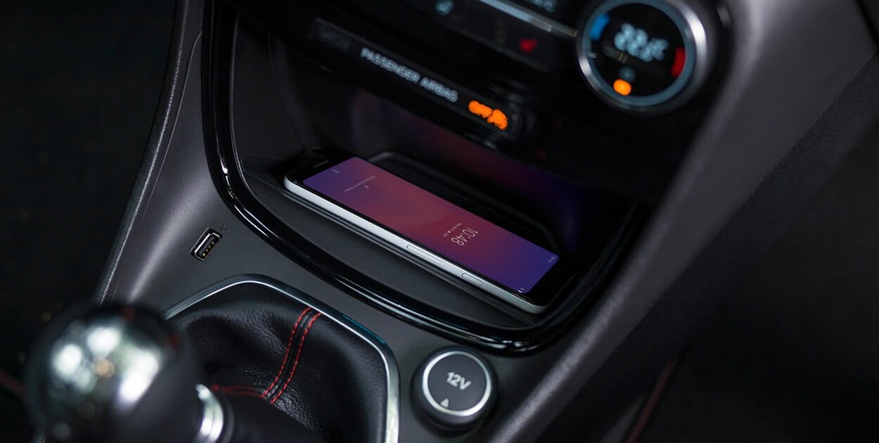2020 Ford Puma Wireless Phone Charger (Overseas model shown)