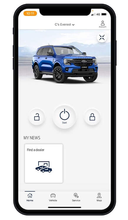 Ford Next-Gen Ford Everest FordPass™ Connectivity