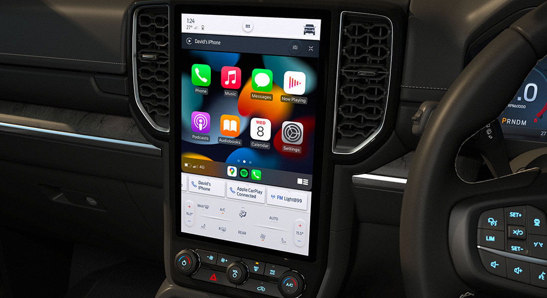 Ford Next-Gen Ford Everest Wireless Apple CarPlay™® & Android Auto™®