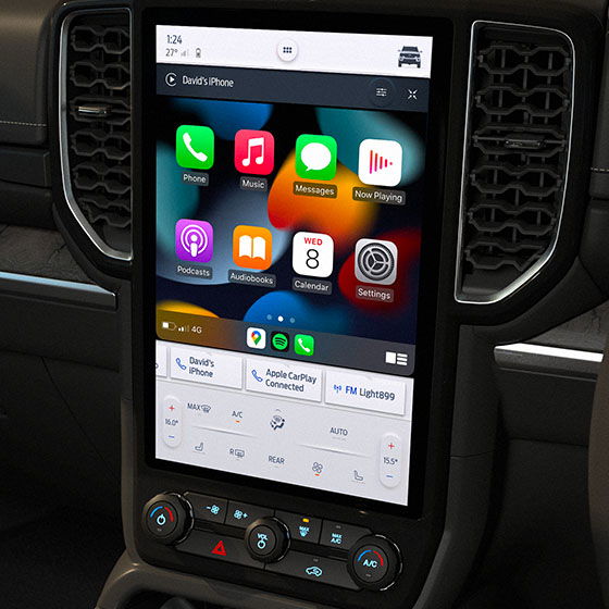 Ford Next-Gen Ford Everest Wireless Apple CarPlay™® & Android Auto™®